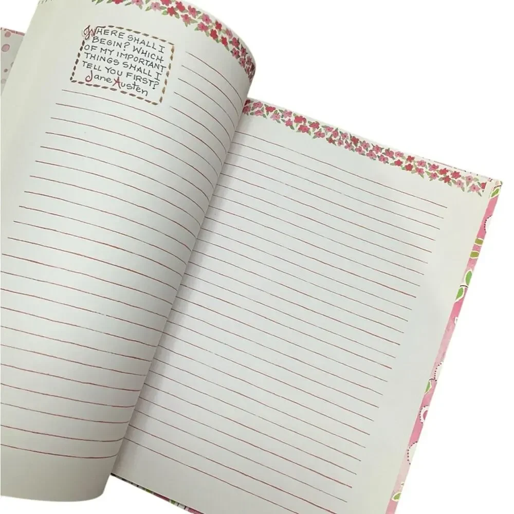 Grandma Tell Me Your Story Journal - 124 Pages Pink and White NEW
